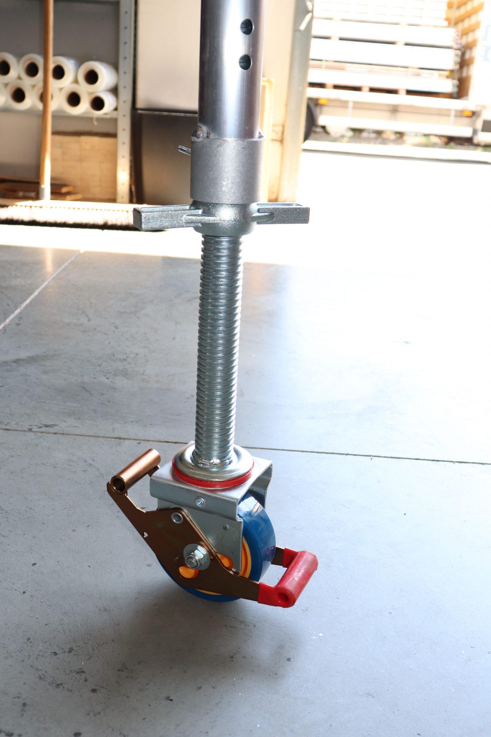 AC Steigtechnik 4 Stück Gerüstrollen 125 mm kompatibel zu Layher* - Gerüsten – Bild 6