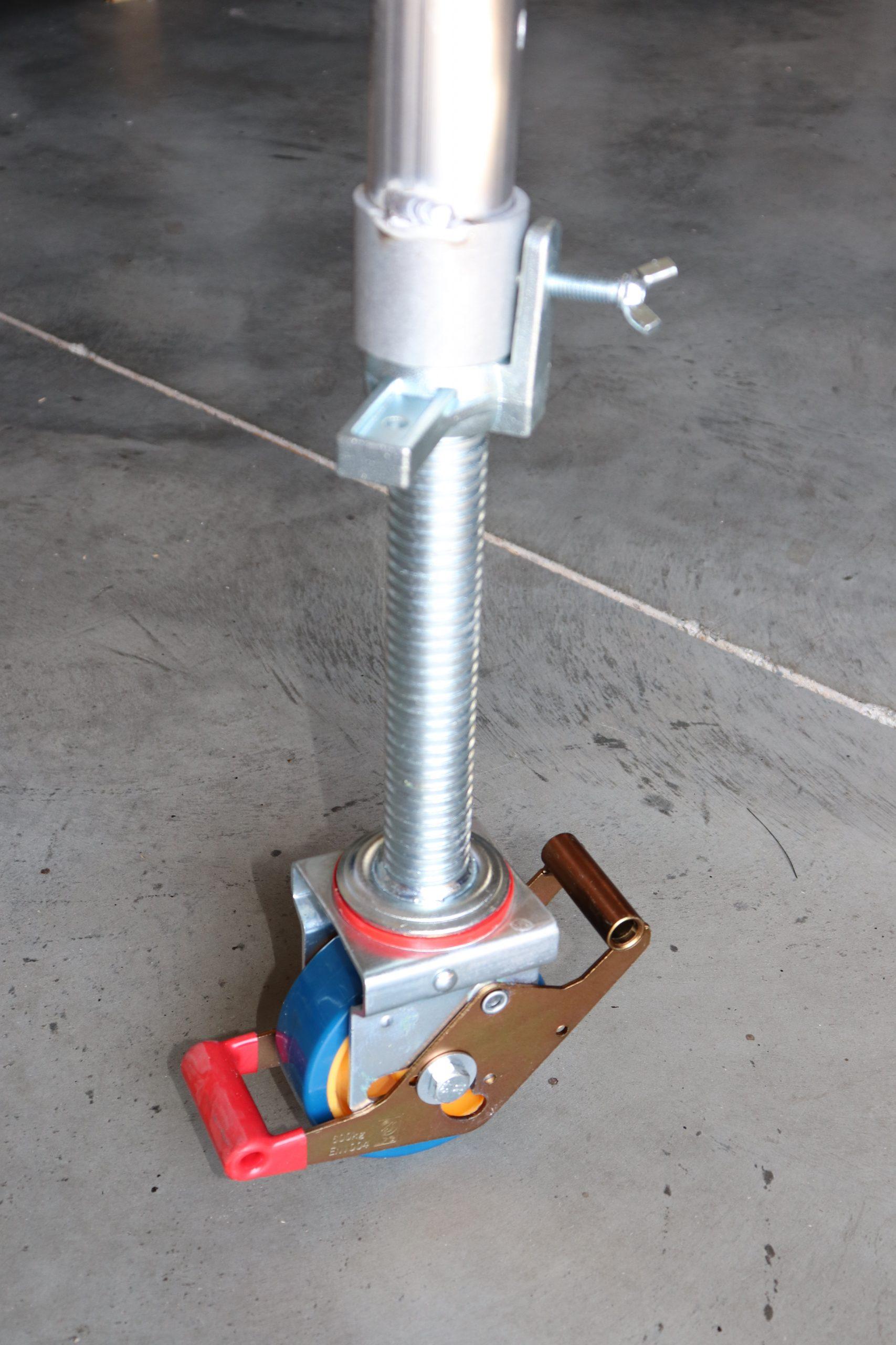 AC Steigtechnik 4 Stück Gerüstrollen 125 mm kompatibel zu Layher* - Gerüsten – Bild 7