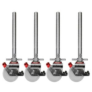 AC Steigtechnik 4 Stück Gerüstrollen 150 mm kompatibel zu LAYHER* - Gerüsten
