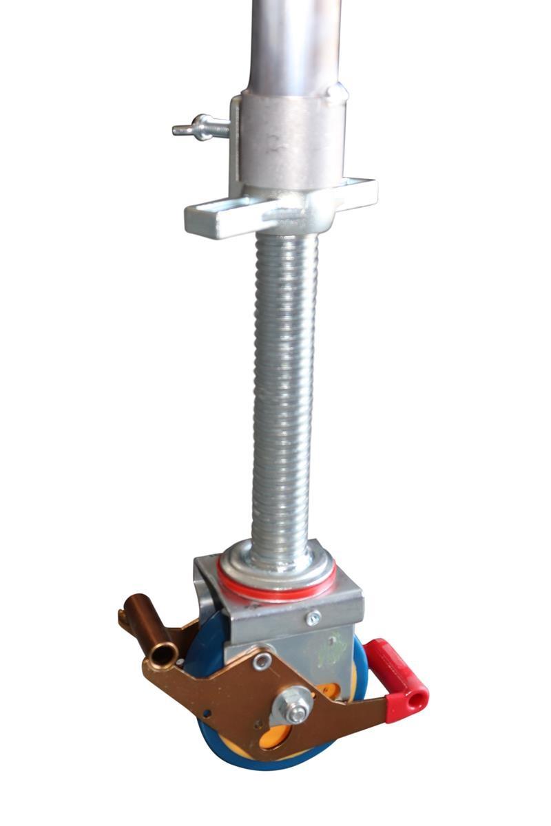 AC Steigtechnik 4 Stück Gerüstrollen 125 mm, universal kompatibel – Bild 3