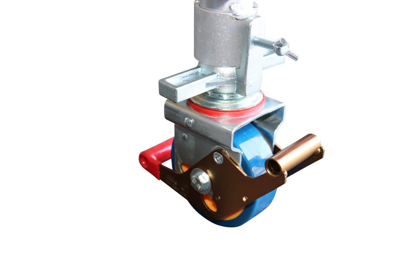 AC Steigtechnik 4 Stück Gerüstrollen 125 mm, universal kompatibel – Bild 5
