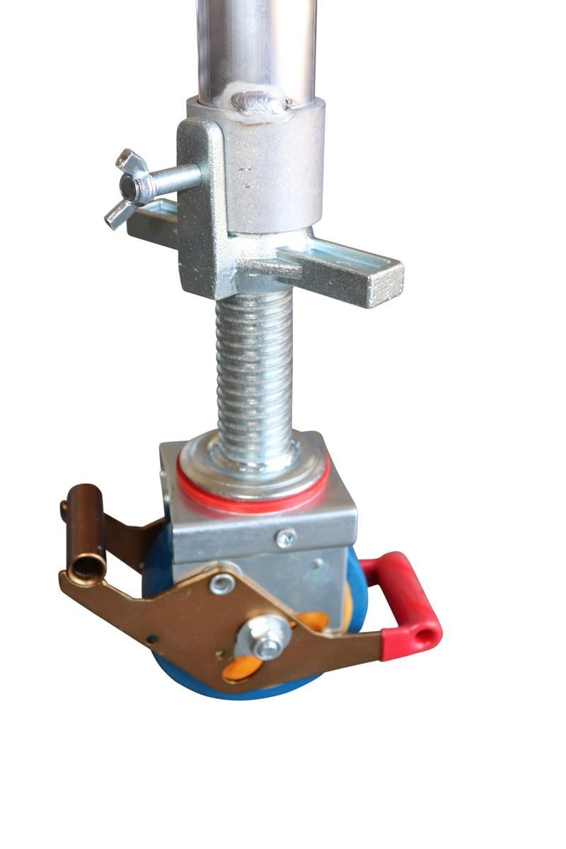 AC Steigtechnik 4 Stück Gerüstrollen 125 mm, universal kompatibel – Bild 6