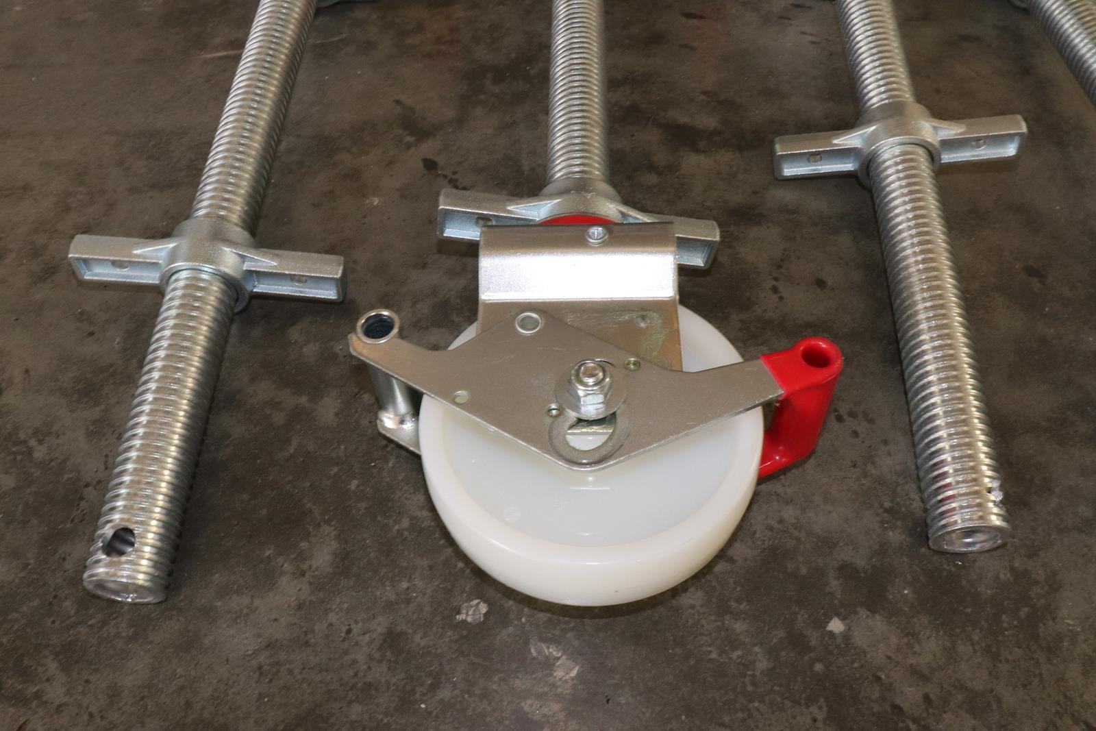 AC Steigtechnik 4 Stück Gerüstrollen 150 mm kompatibel zu LAYHER* - Gerüsten – Bild 6