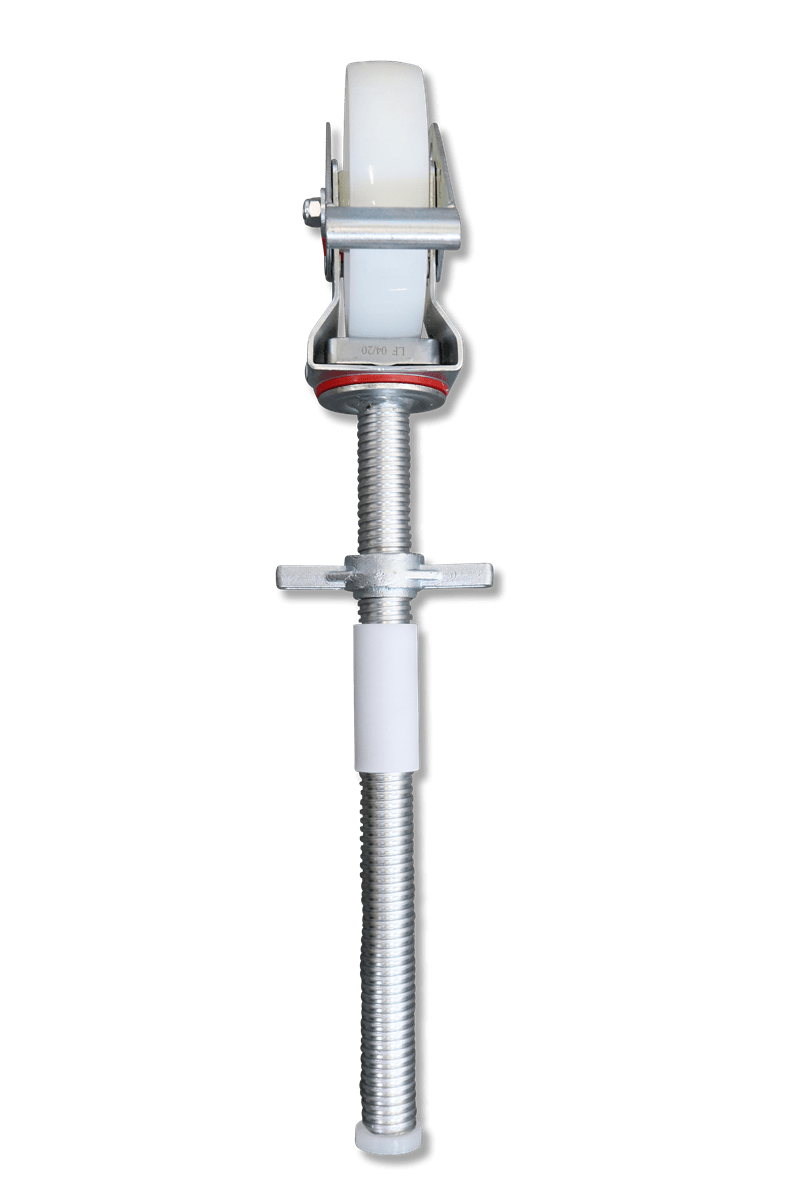 AC Steigtechnik 4 Stück Gerüstrollen 200 mm Nylon, universal kompatibel – Bild 7